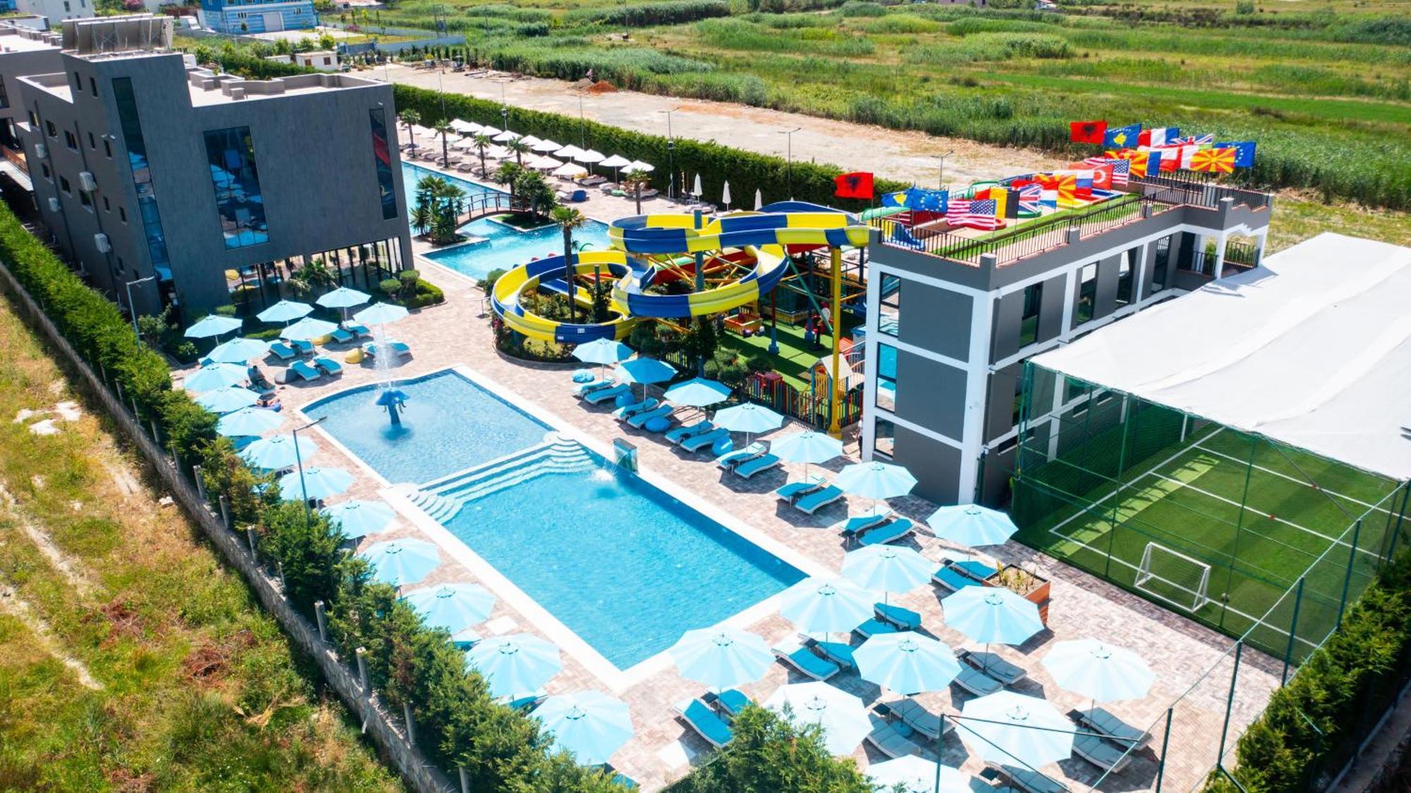 Hotel Nuevo Deluxe Shëngjin Exterior foto