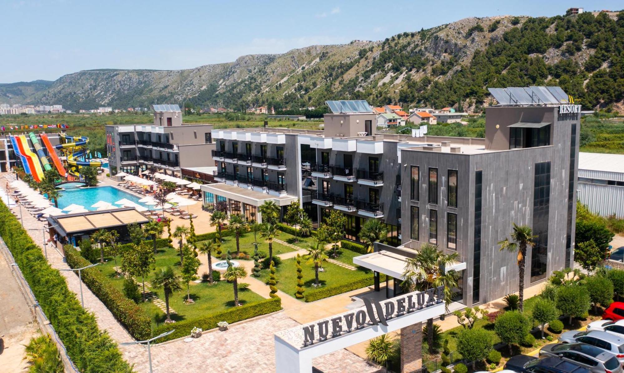 Hotel Nuevo Deluxe Shëngjin Exterior foto